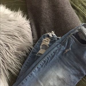 distress Light washed Jeans